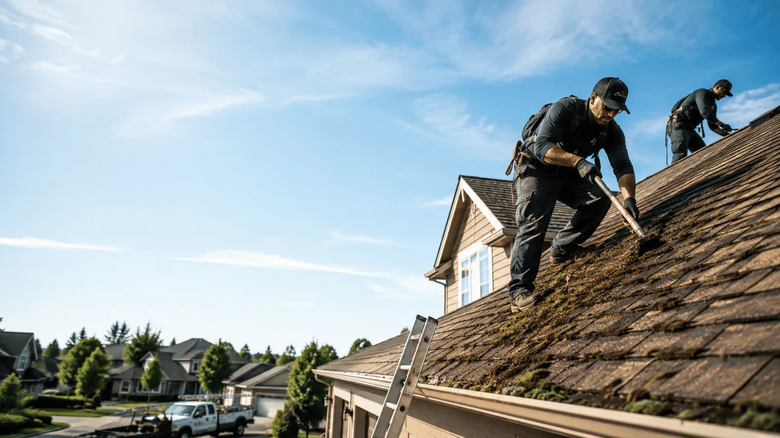Roof Moss Removal in Tulare, CA near me